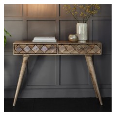 GA Tuscany Console Table Burnt Wax